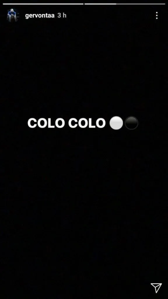 Así reaccionó Davis ante la lluvia de mensajes de hinchas albos. / FOTO: Instagram