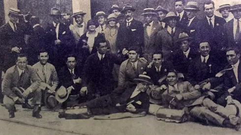 El plantel de Colo Colo en La Habana.