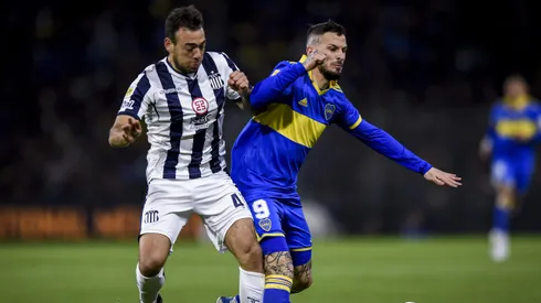 Matías Catalán enfrentando a Boca Juniors.