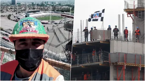La emotiva historia del hincha de Colo Colo que celebró desde la construcción de un edificio.