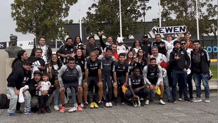 Colo Colo completa primera práctica con público en el Monumental.