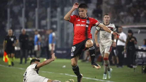 Matías Moya en Colo Colo. Crédito: Photosport