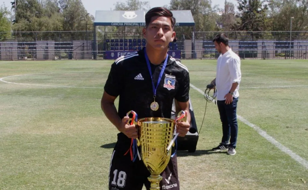 Ervin Vaca en Colo Colo. Crédito: Sebastián Munizaga, DaleAlbo.