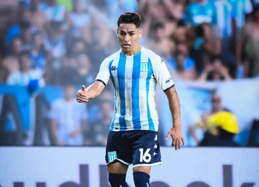 Opazo es suplente en Racing de Avellaneda | Foto: Instagram