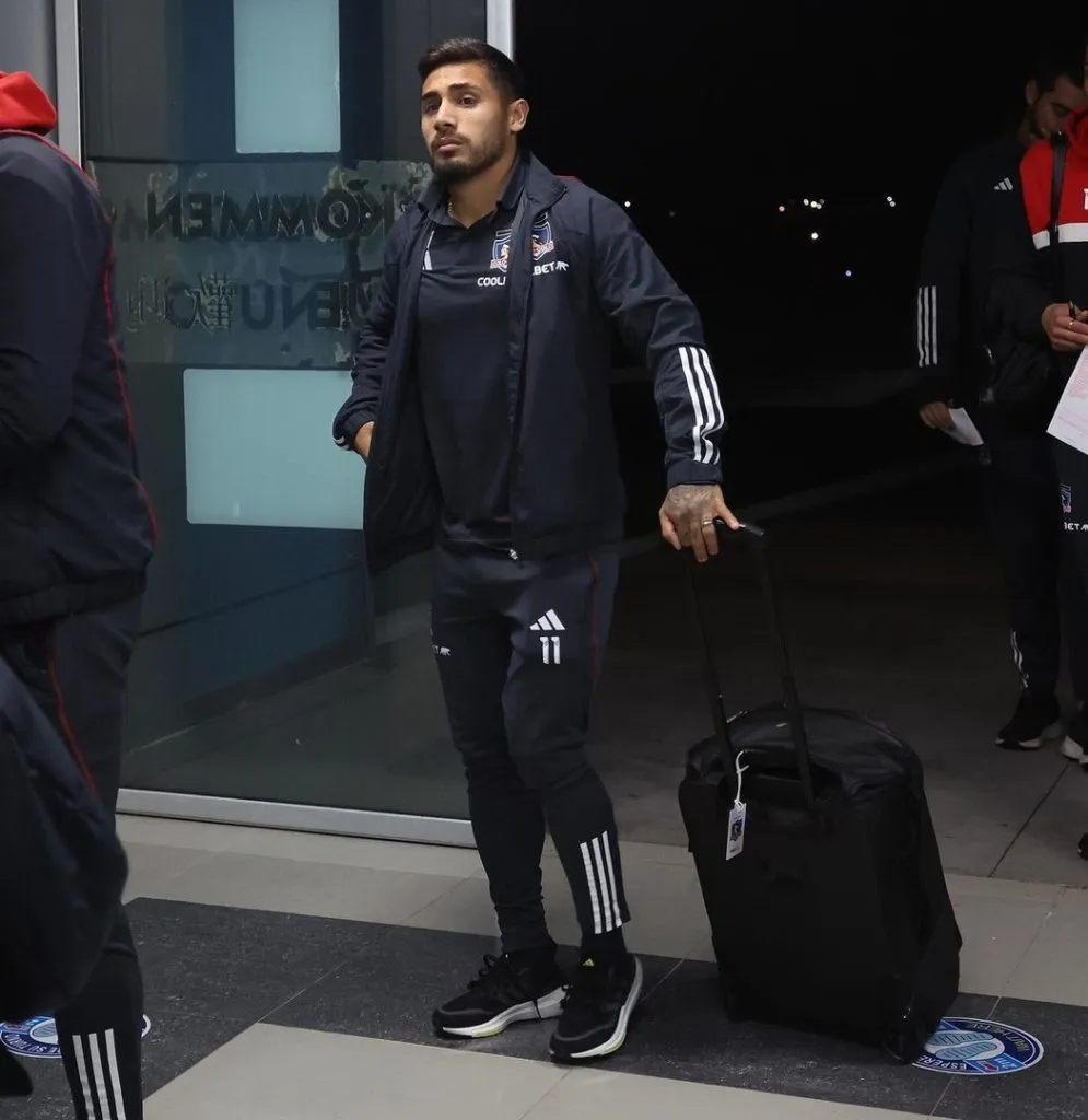 Marcos Bolados dejó atrás su lesión y asoma como titular ante Monagas. Fuente: Colo Colo.