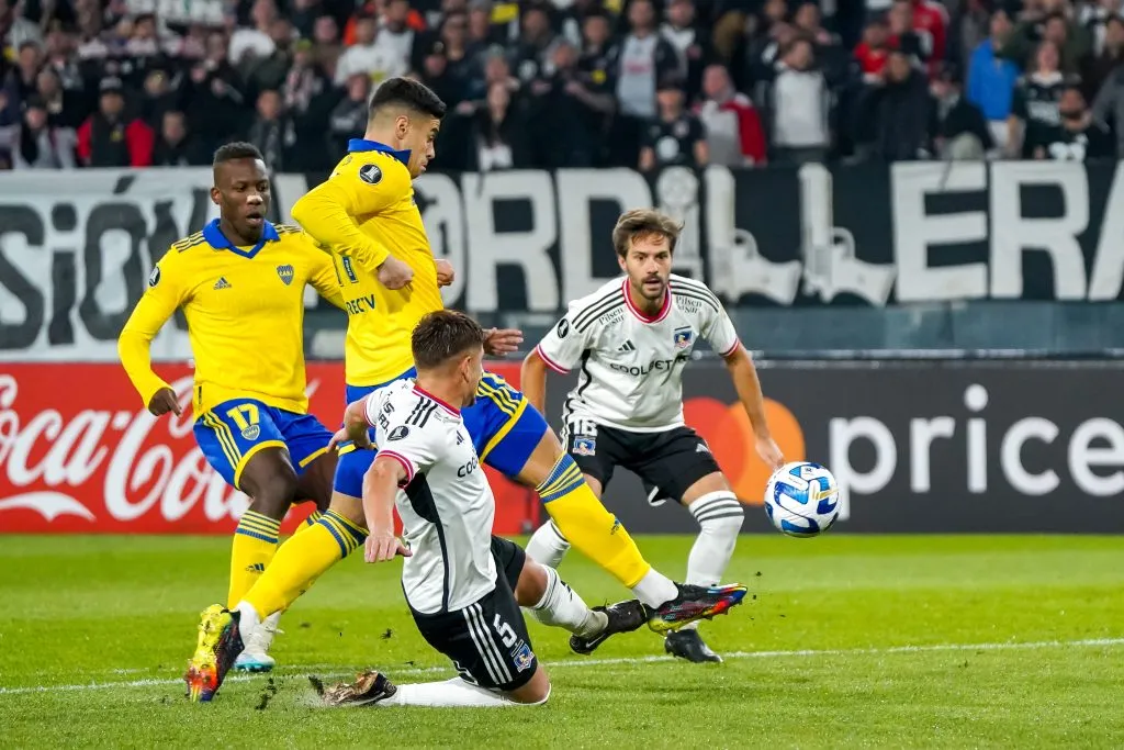 Colo Colo pierde por dos a cero con Boca Juniors en la Copa Libertadores. (Foto: Guillermo Salazar)
