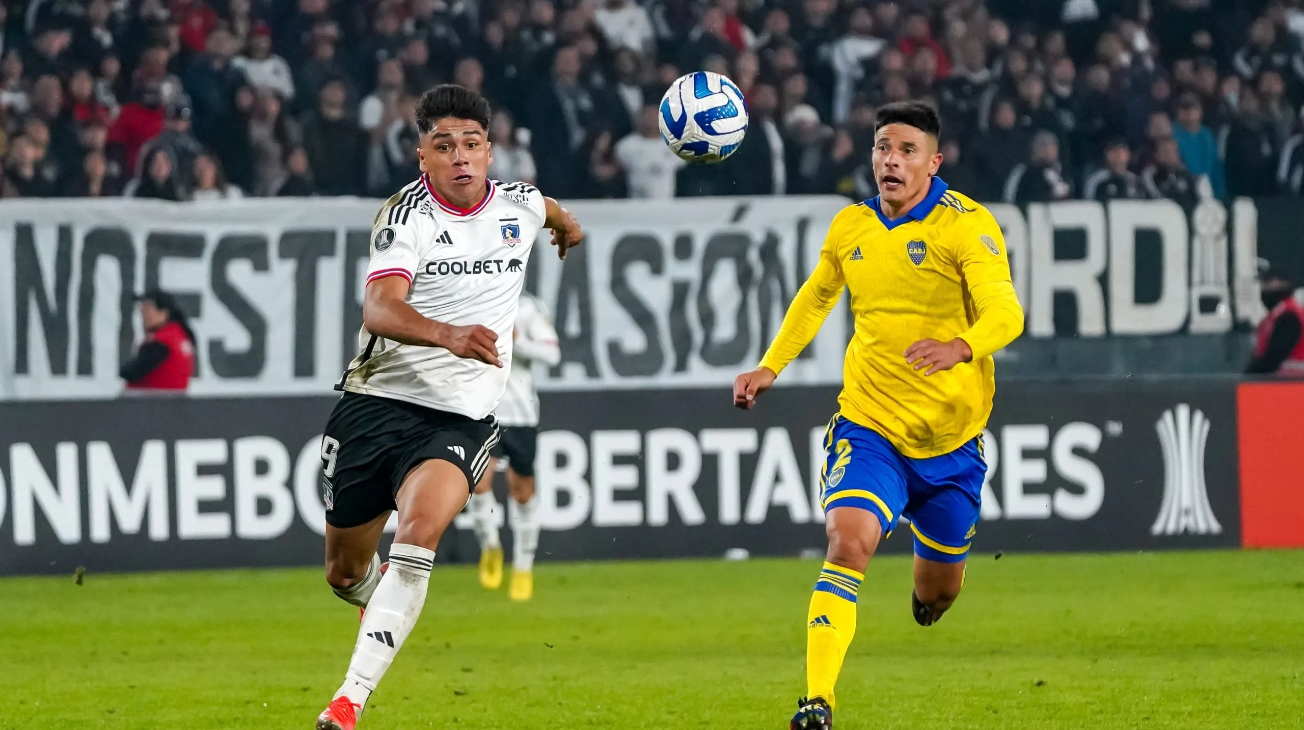 Colo Colo pierde por dos a cero con Boca Juniors en la Copa Libertadores. (Foto: Guillermo Salazar)