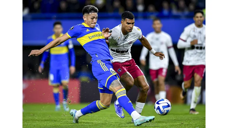 Boca goleó a Monagas en La Bombonera.