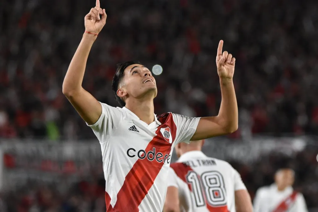 Pablo Solari en River Plate. Crédito: River.