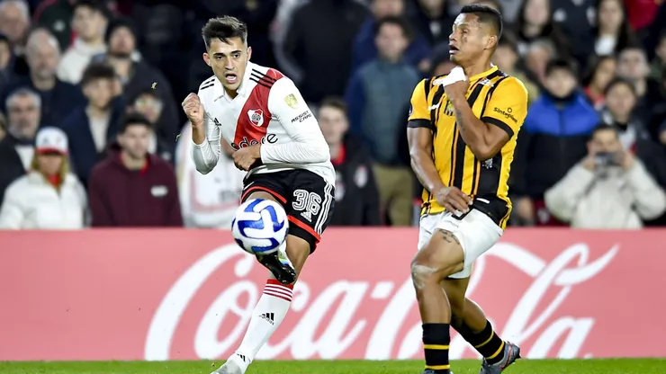 Solari protagonizó la jugada del segundo gol de River.