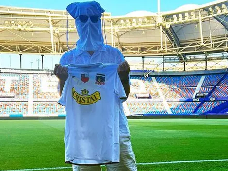 Dylantero la rompe con camiseta de Colo Colo en España