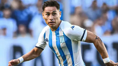 Óscar Opazo en Racing. Crédito: Racing.