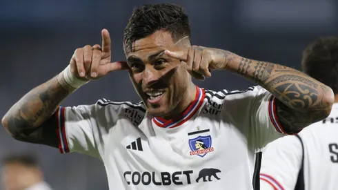 Dario Lezcano en Colo Colo. Crédito: Photosport