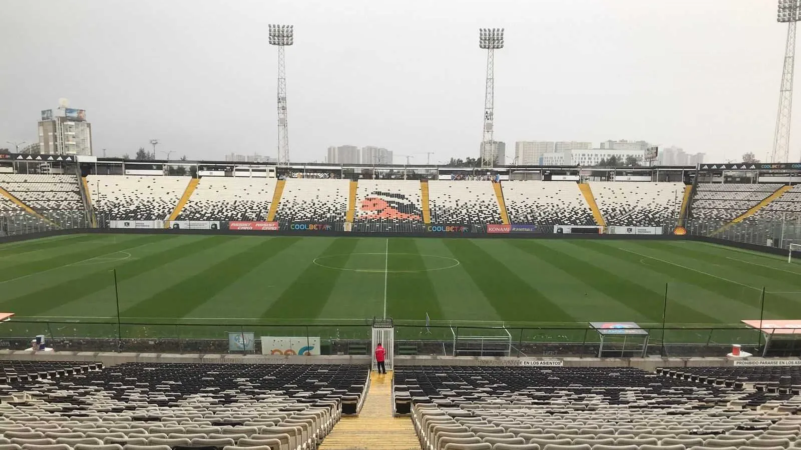 Estado de la cancha del Monumental el día jueves 22 de junio. | Imagen: DaleAlbo.
