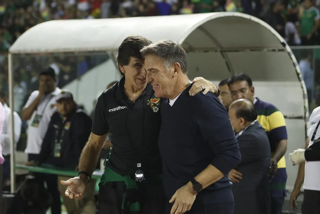 Eduardo Berizzo en el amistoso de la Roja. Crédito: ANFP.