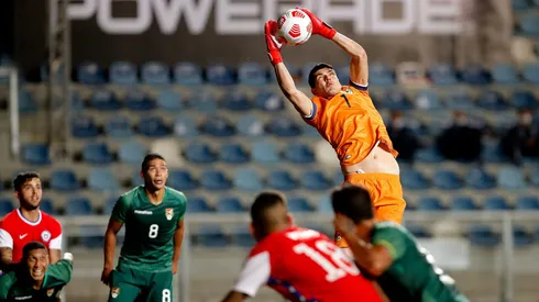 Carlos Lampe en la selección de Bolivia. Crédito: archivo.