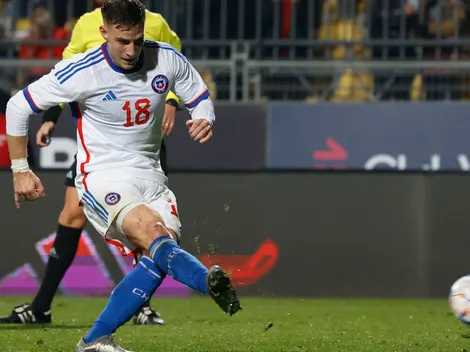 La alegría de Bruno Barticciotto en su debut goleador con La Roja