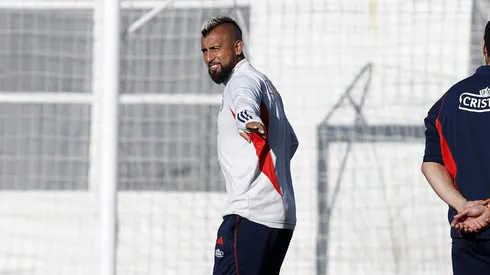Arturo Vidal en la selección chilena. Crédito: la Roja.