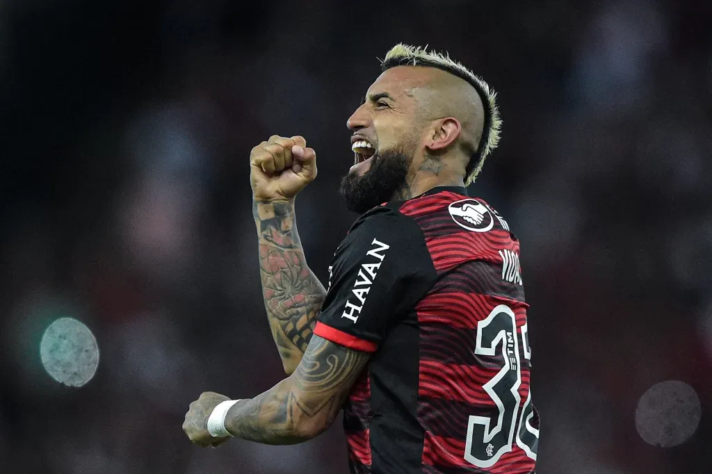 Arturo Vidal en Flamengo. Crédito: Flamengo.