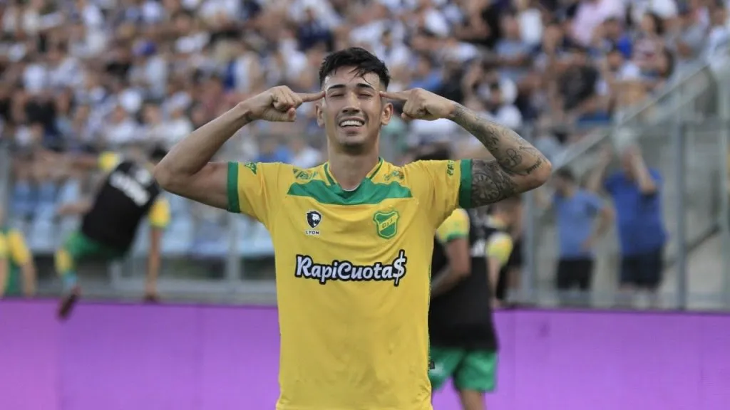 Santiago Solari en Defensa y Justicia. Crédito: Defensa y Justicia.