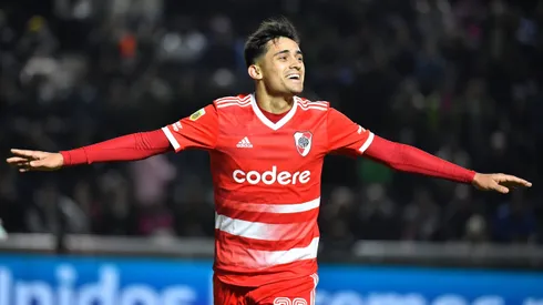 Pablo Solari es pura alegría en River Plate. Crédito: River Plate.