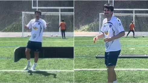 Jugador de la Kings League aparece con la camiseta de Colo Colo. Crédito: Tik Tok.