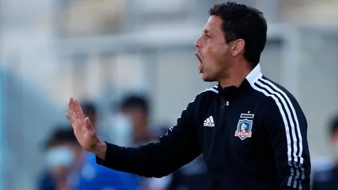 Eduardo Rubio en Colo Colo. Crédito: Archivo.