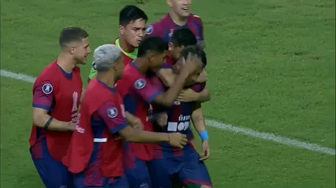 Celebración de Monagas. Pantallazo ESPN.