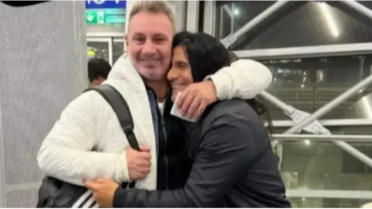Coca Mendoza y Marcelo Barticciotto viajaron a Argentina para seguir a Colo Colo
