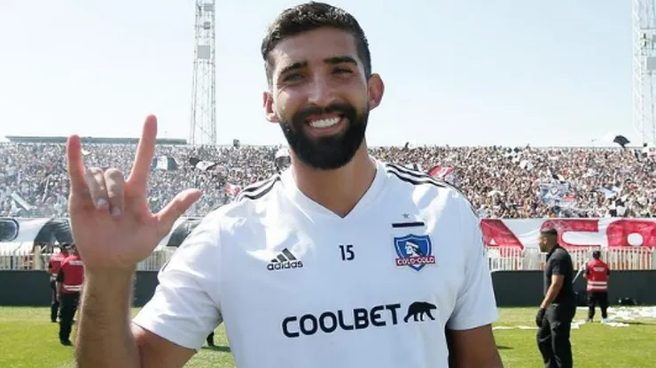 Emiliano Amor en Colo Colo. Crédito: Colo Colo.