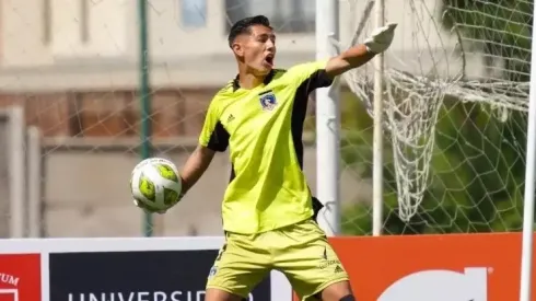 Nicolás Garrido en Colo Colo. Crédito: Colo Colo.