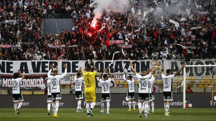 Hinchas de Colo Colo en Viña del Mar. Crédito: Photosport