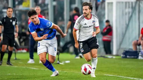 Agustín Bouzat fue lateral derecho ante Huachipato.