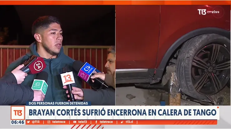 Cortés sufre violenta encerrona por el robo de su vehículo.