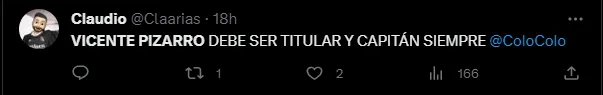 Los mensajes de los hinchas de Colo Colo para Vicente Pizarro.
