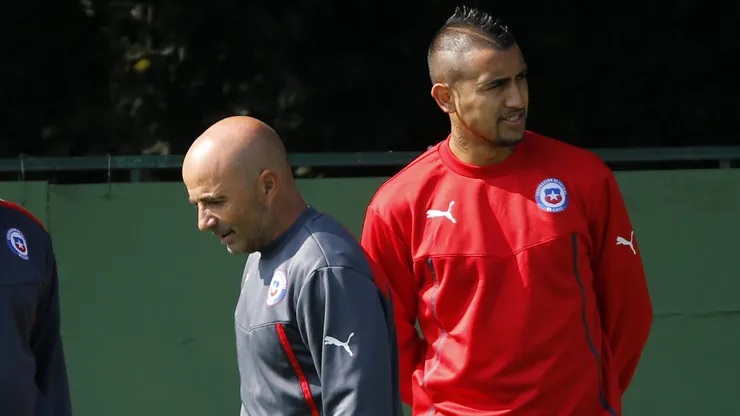 Jorge Sampaoli se refirió a los polémicos dichos de Arturo Vidal.