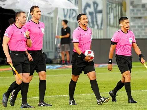 La cuaterna arbitral para postergado partido de Colo Colo y Ñublense