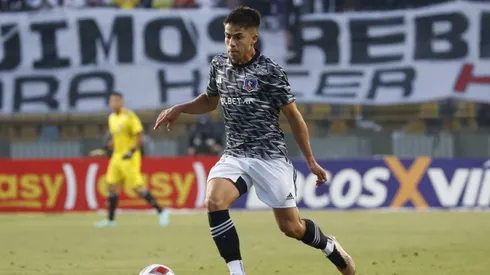 Matías Moya en Colo Colo. Crédito: Photosport