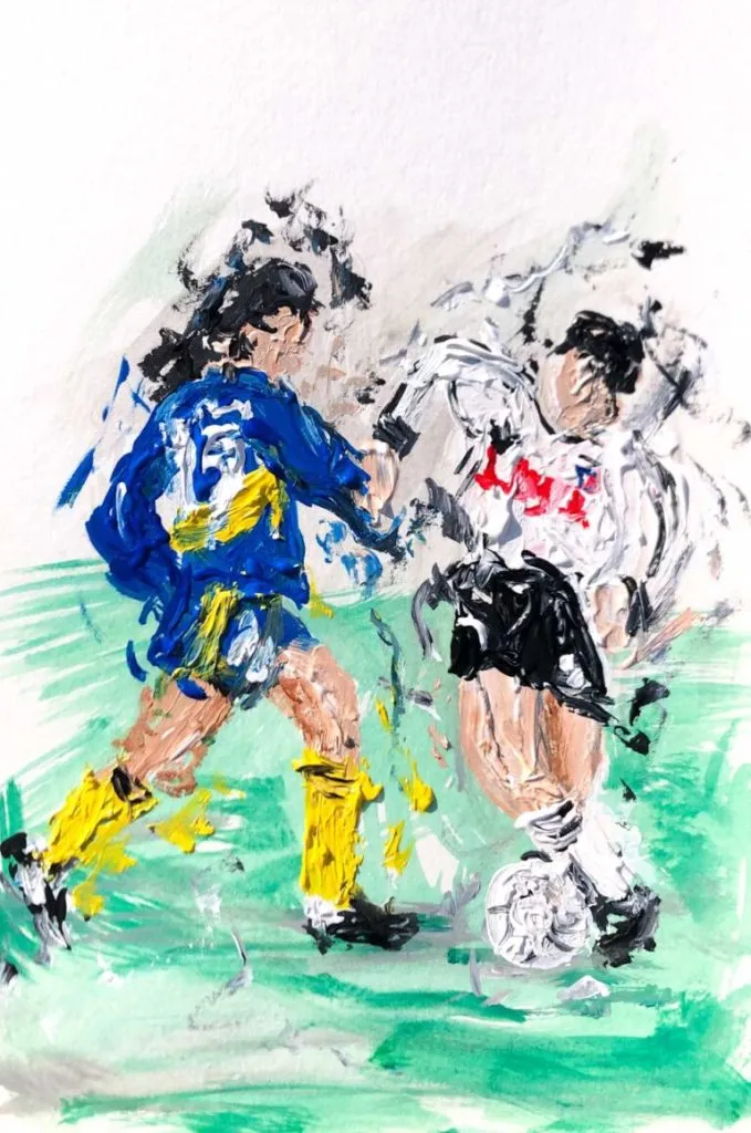 Pintura realizada por Valentina Gálvez.