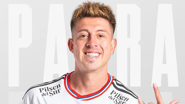 Pablo Parra en Colo Colo. Crédito: Colo Colo.