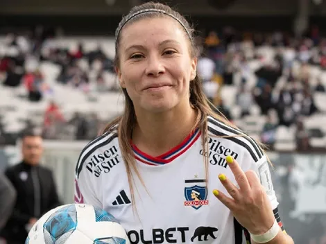 La alegría de Yanara Aedo tras convertir un hat-trick