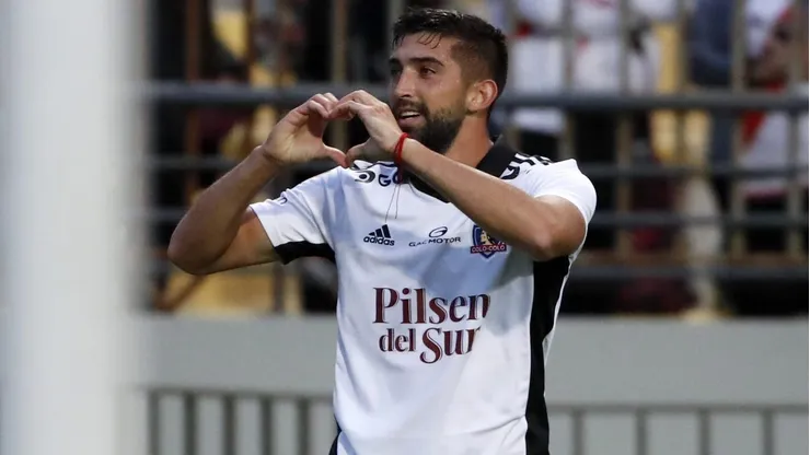 Emiliano Amor en Colo Colo. Crédito: Photosport