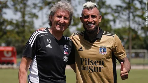 Arturo Vidal en Colo Colo. Crédito: Colo Colo.