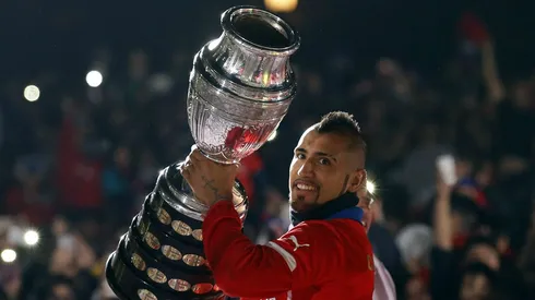 Arturo Vidal en la Roja. Crédito: Archivo.