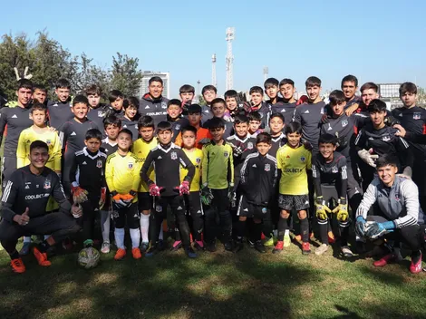 El hermoso gesto de Brayan Cortés en clínica de arqueros