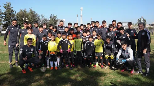 Colo Colo en la clínica de arqueros. Crédito: Colo Colo.