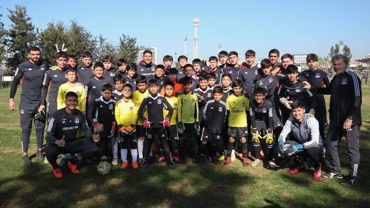 Colo Colo en la clínica de arqueros. Crédito: Colo Colo.