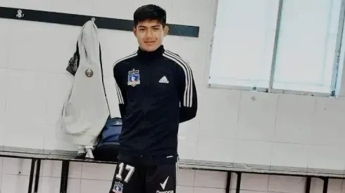 Cristian Flores en Colo Colo. Crédito: Instagram.