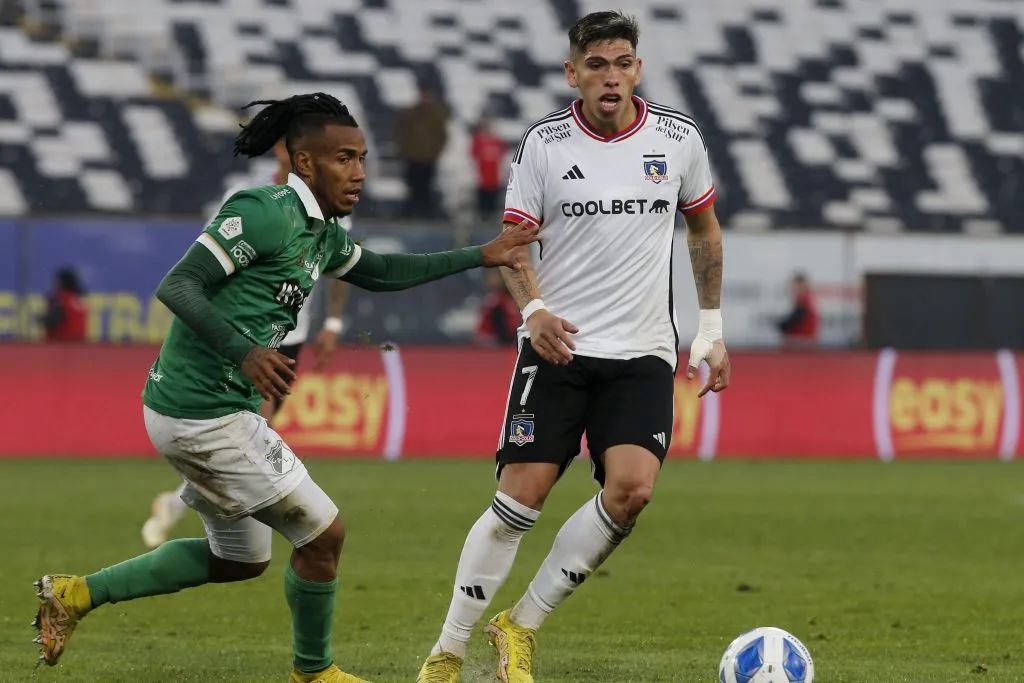Carlos Palacios en Colo Colo. Crédito: Photosport