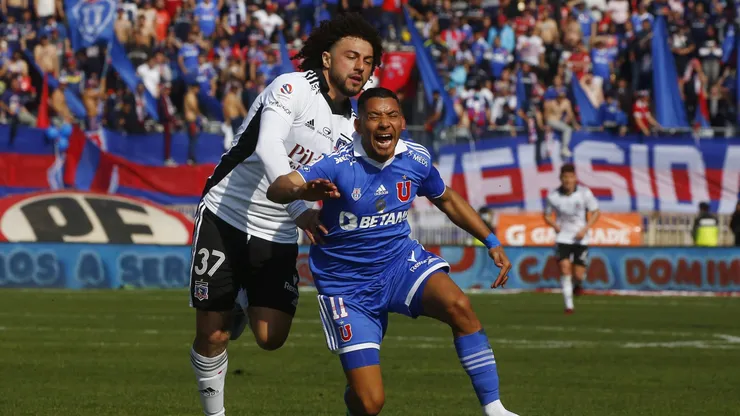 Maximiliano Falcón en un Superclásico. Crédito: Photosport